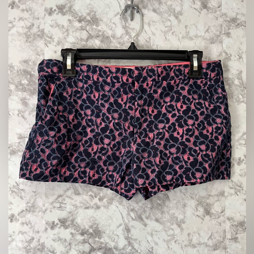 Juicy Couture blue and pink lace shorts size 4